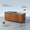 TimberChill Glacier Pro Cedar Cold Plunge