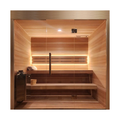 Carbon Smart Saunas - 7' x 7' x 8' - by Finnish Sauna Builders