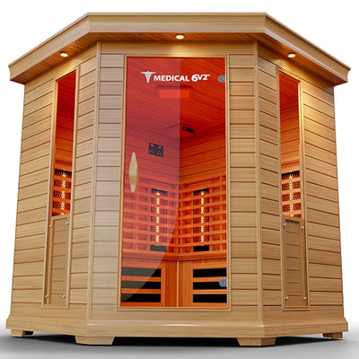 6 Person Indoor Infrared Full Spectrum Sauna | Medical 6 Plus™