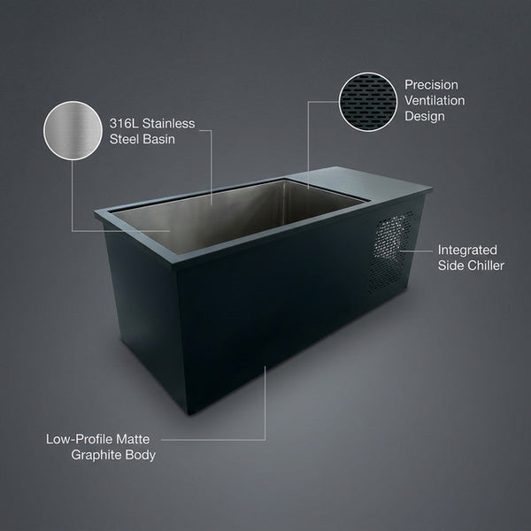 PolarEdge Monolith X Integrated Cold Plunge — Lifestyle