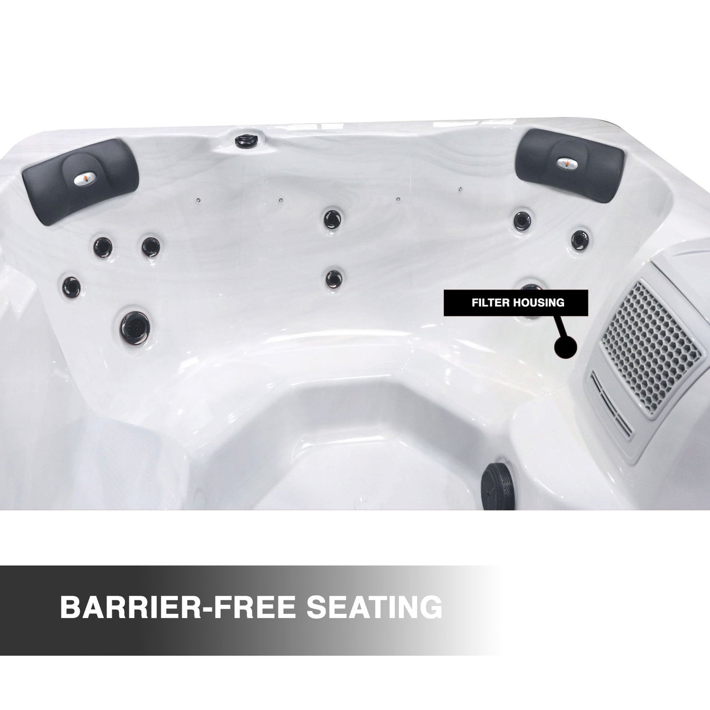 LYS 4500 - Plug & Play 5 Person Spa