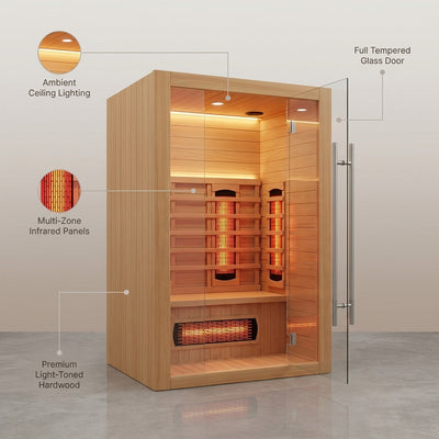 Heliox LuminaWood Infrared Sauna Cabin